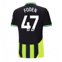 Camiseta Manchester City Phil Foden #47 Visitante Equipación 2024-25 manga corta